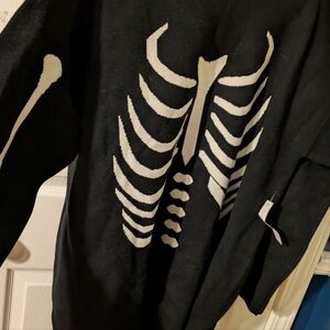 Modcloth Black Skeleton Sweater